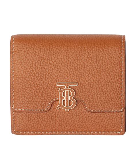 burberry monogram leather wallet|Burberry leather bifold wallet.